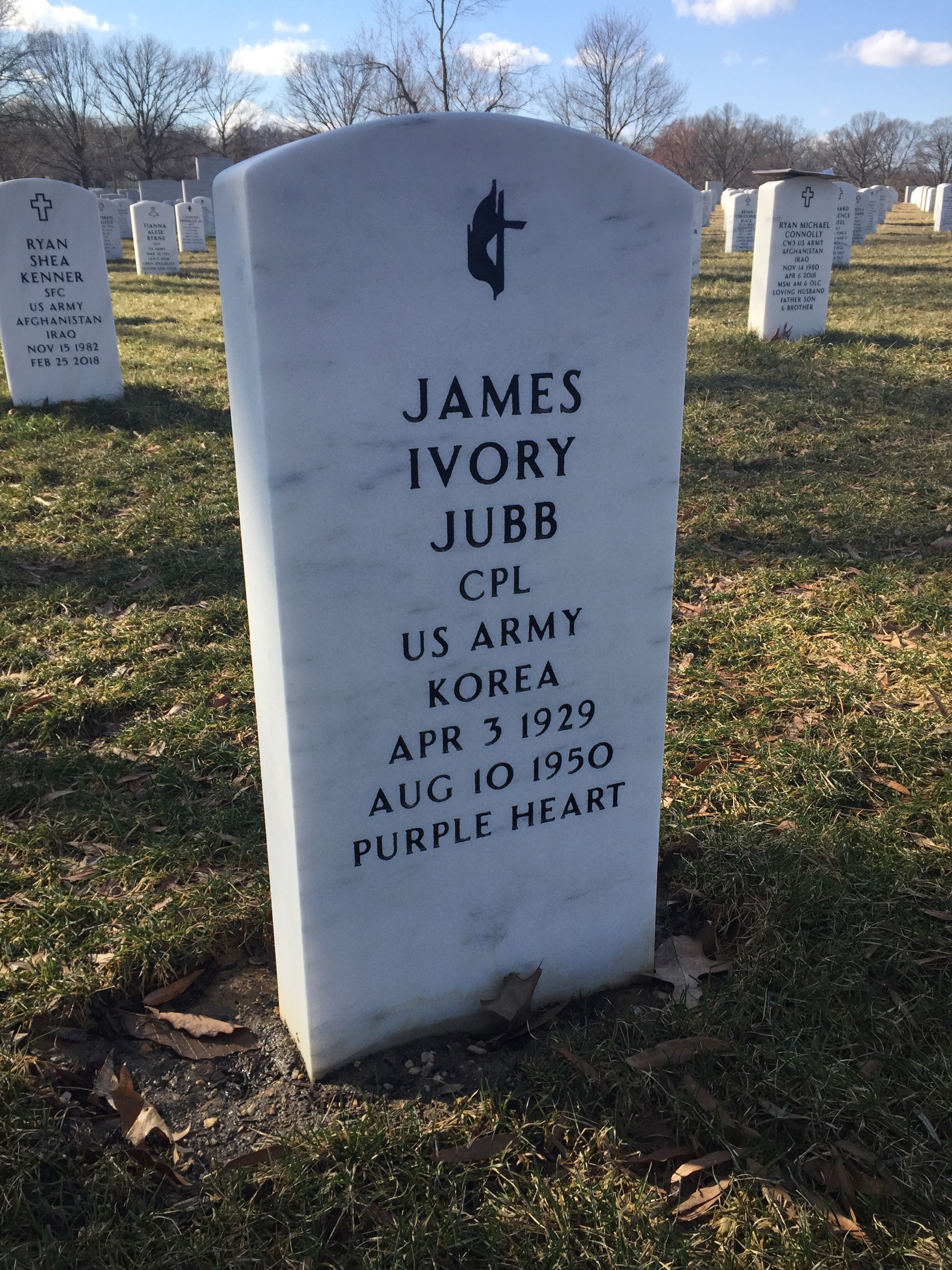 Headstone of James Ivory Jubb