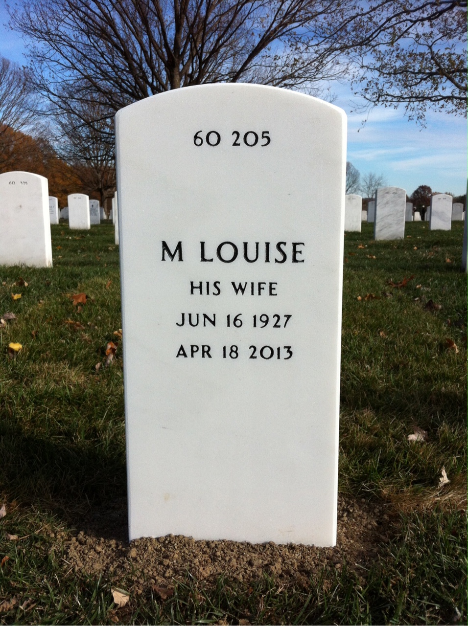 Back of headstone — James Fahey