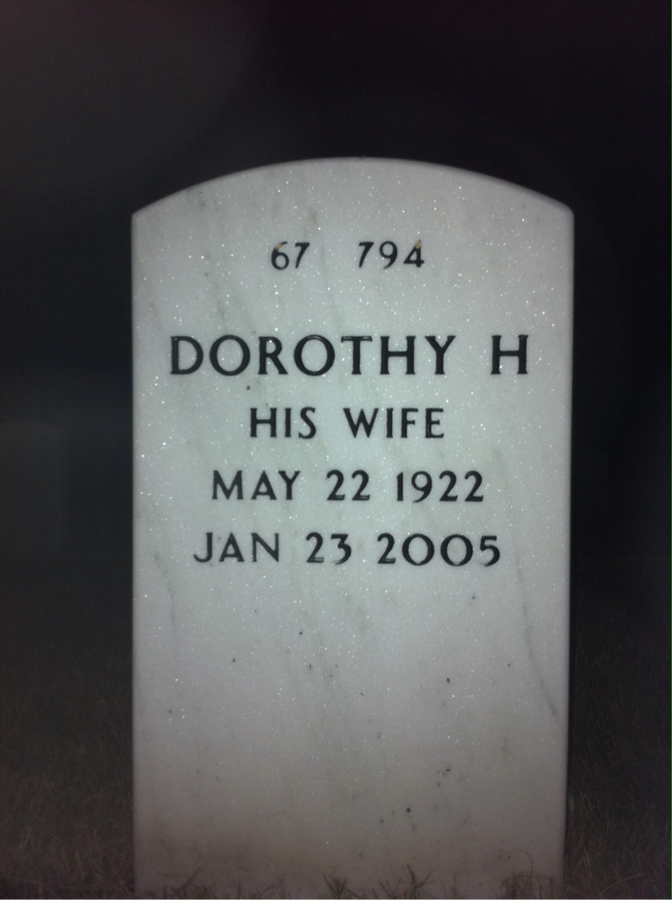 Back of headstone — James Jordan