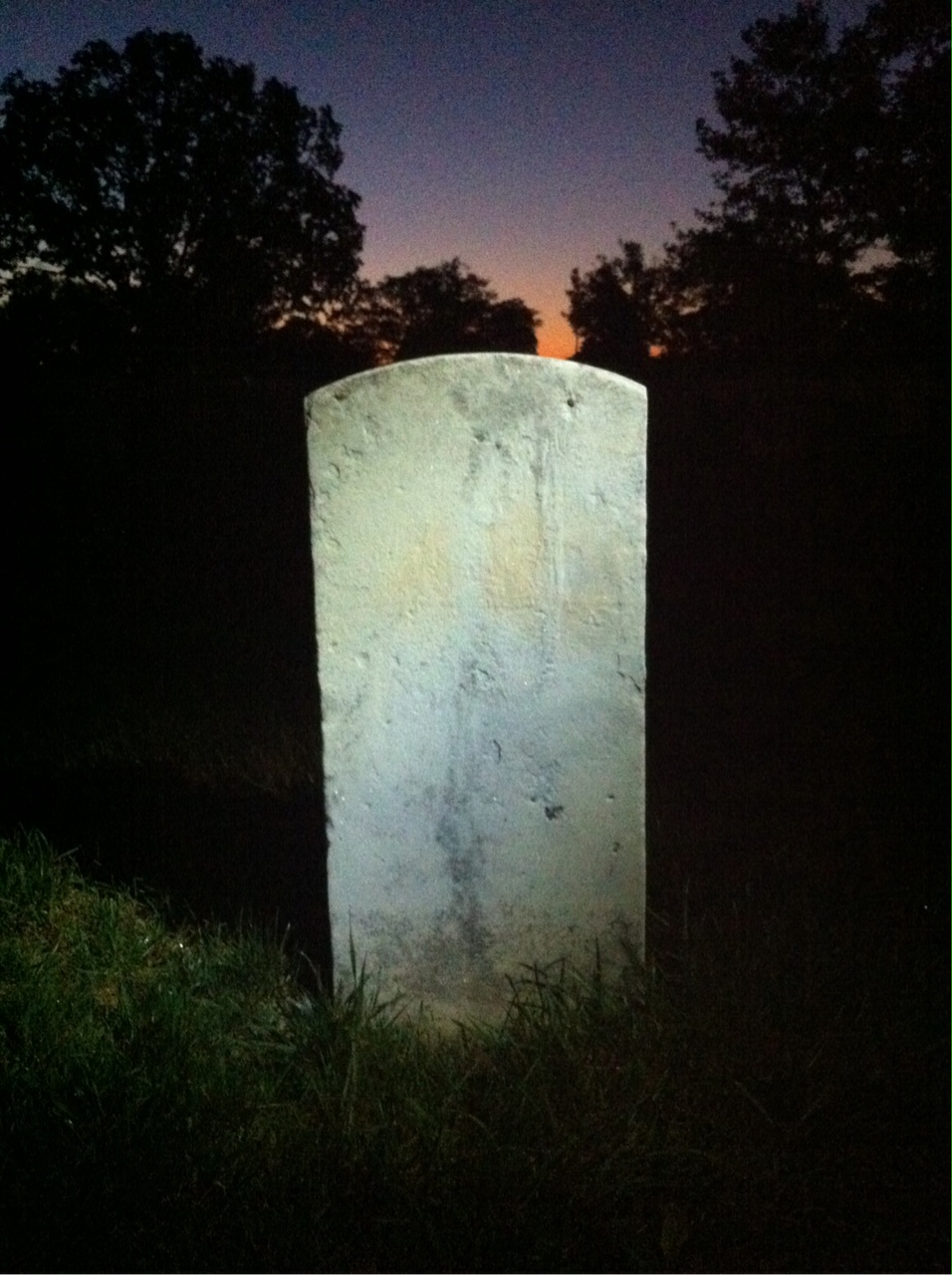 Back of headstone — Catherine Murphy
