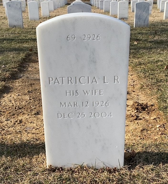 Back of headstone — Emil Saroch