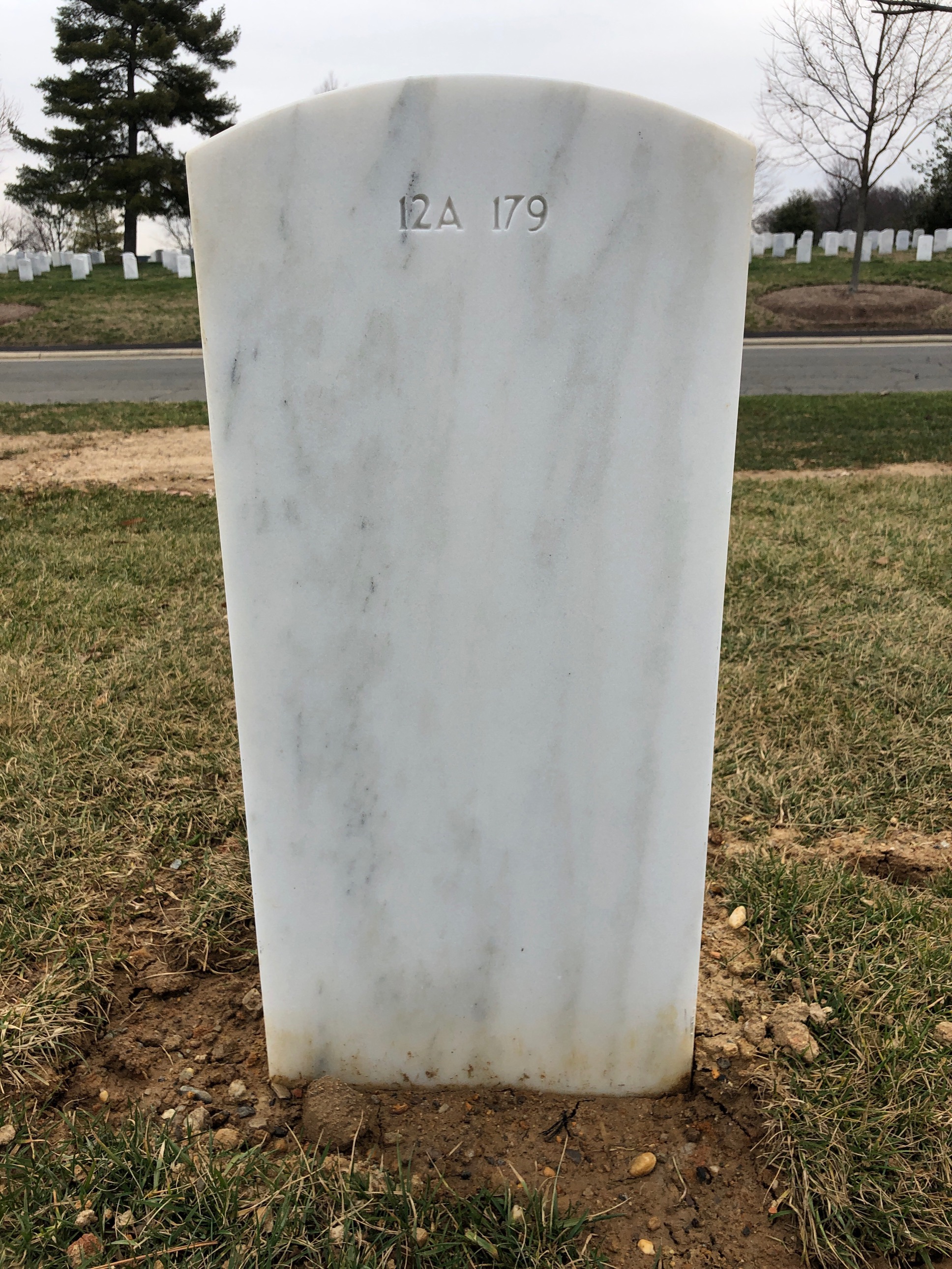 Back of headstone — Wayne Paul York