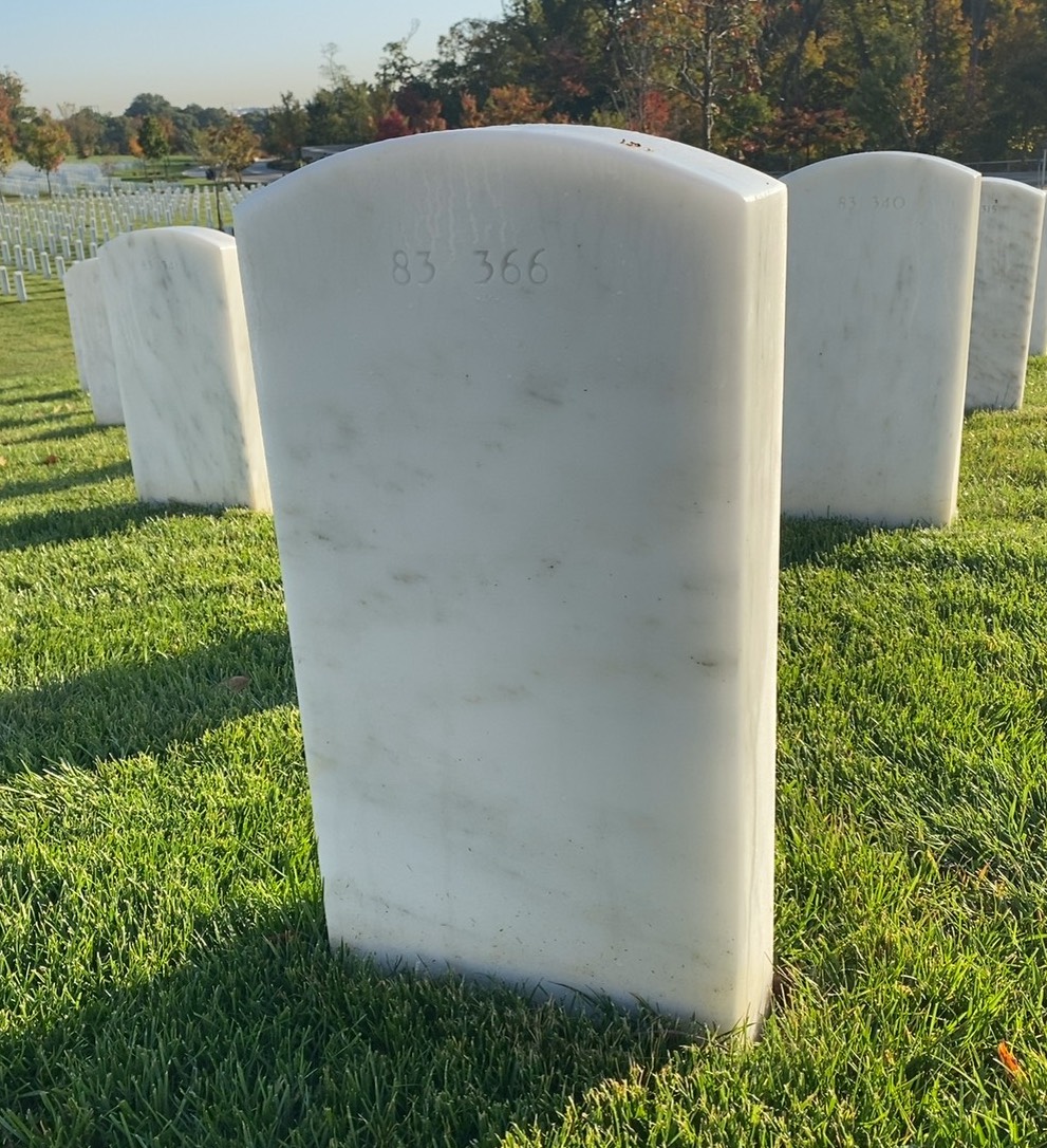 Back of headstone — David Archibald