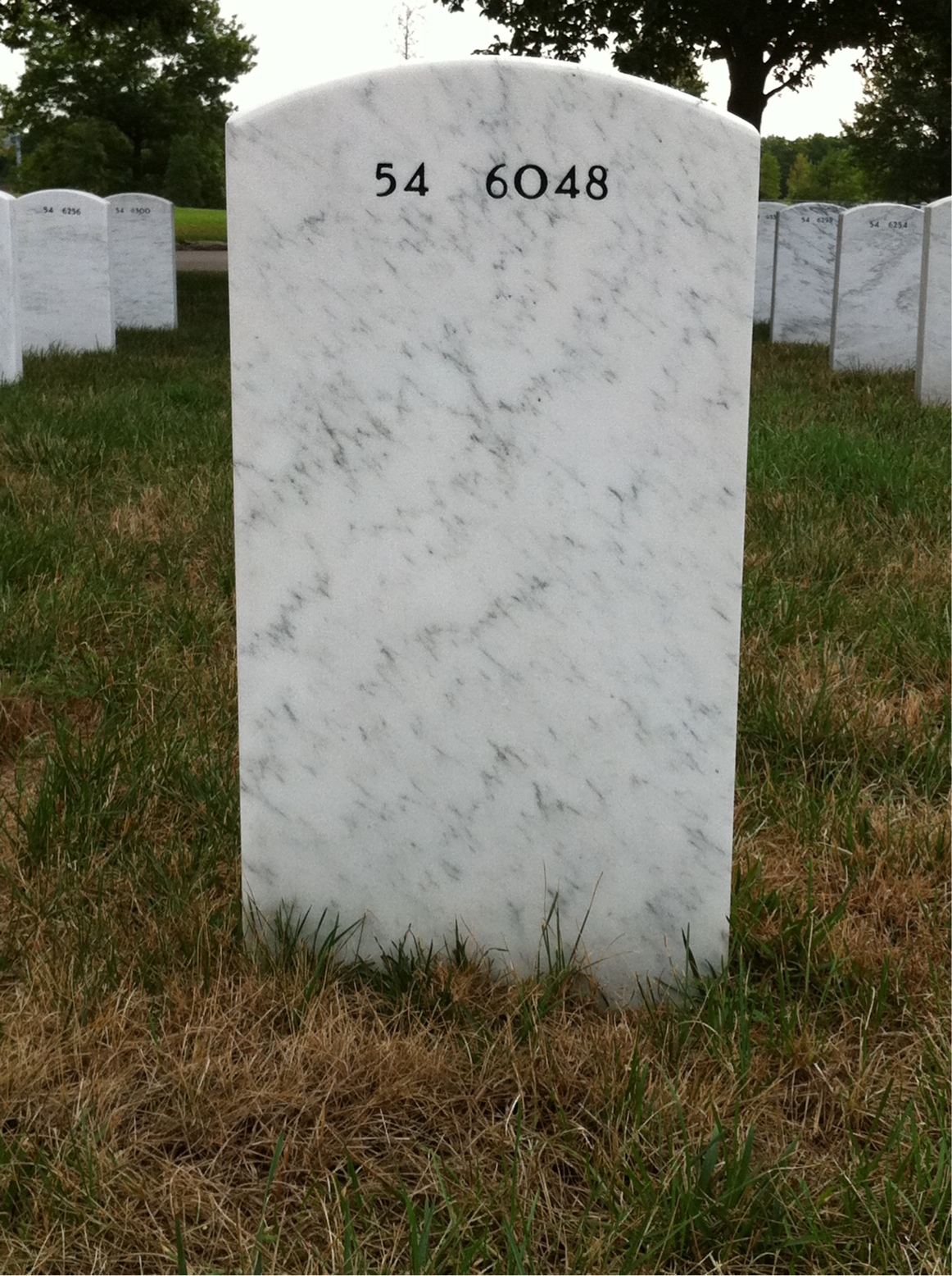 Back of headstone — George Chatham