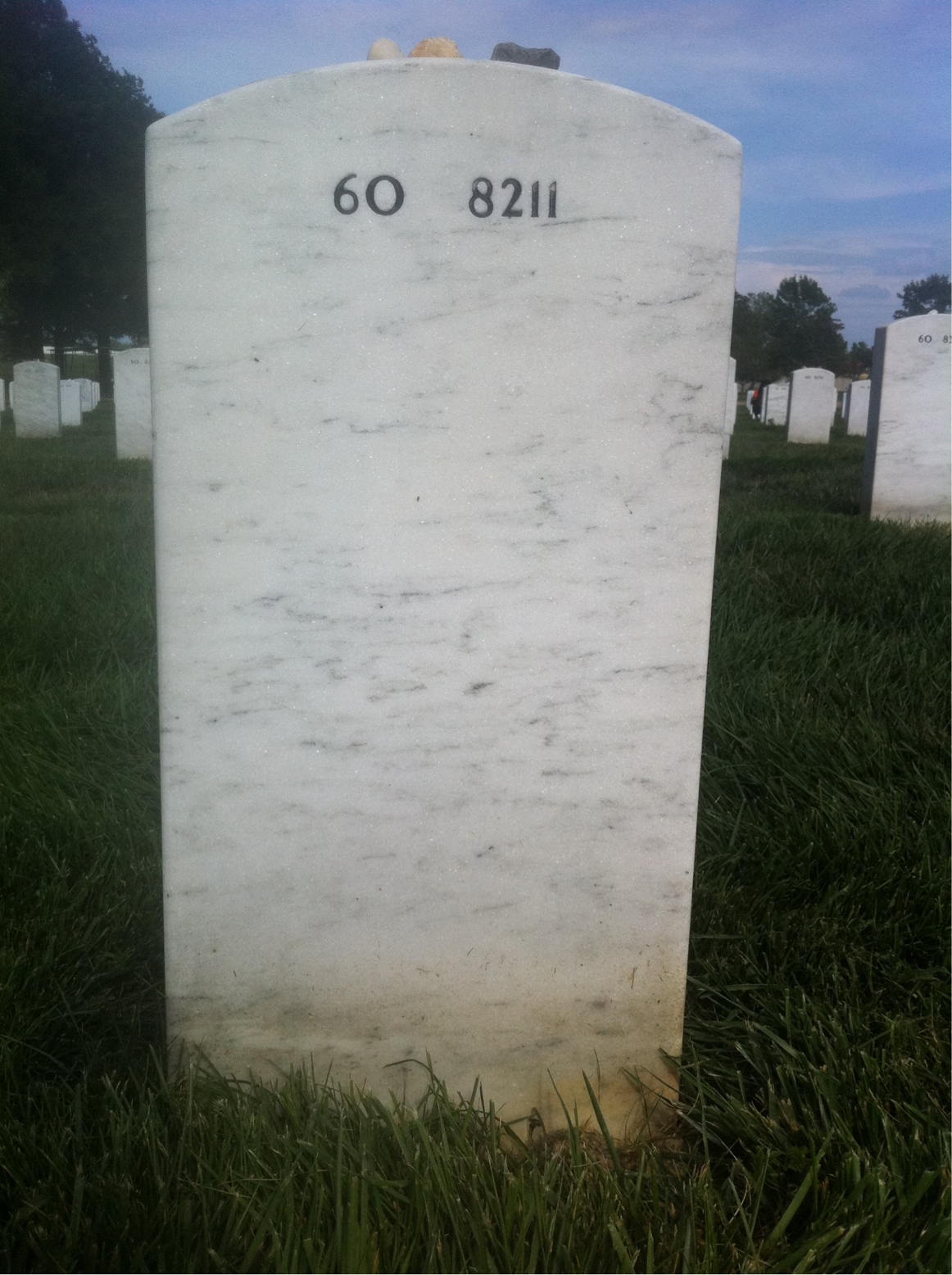 Back of headstone — Terry Ball