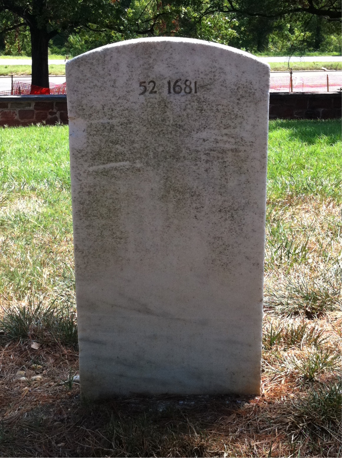 Back of headstone — Guy Bailey