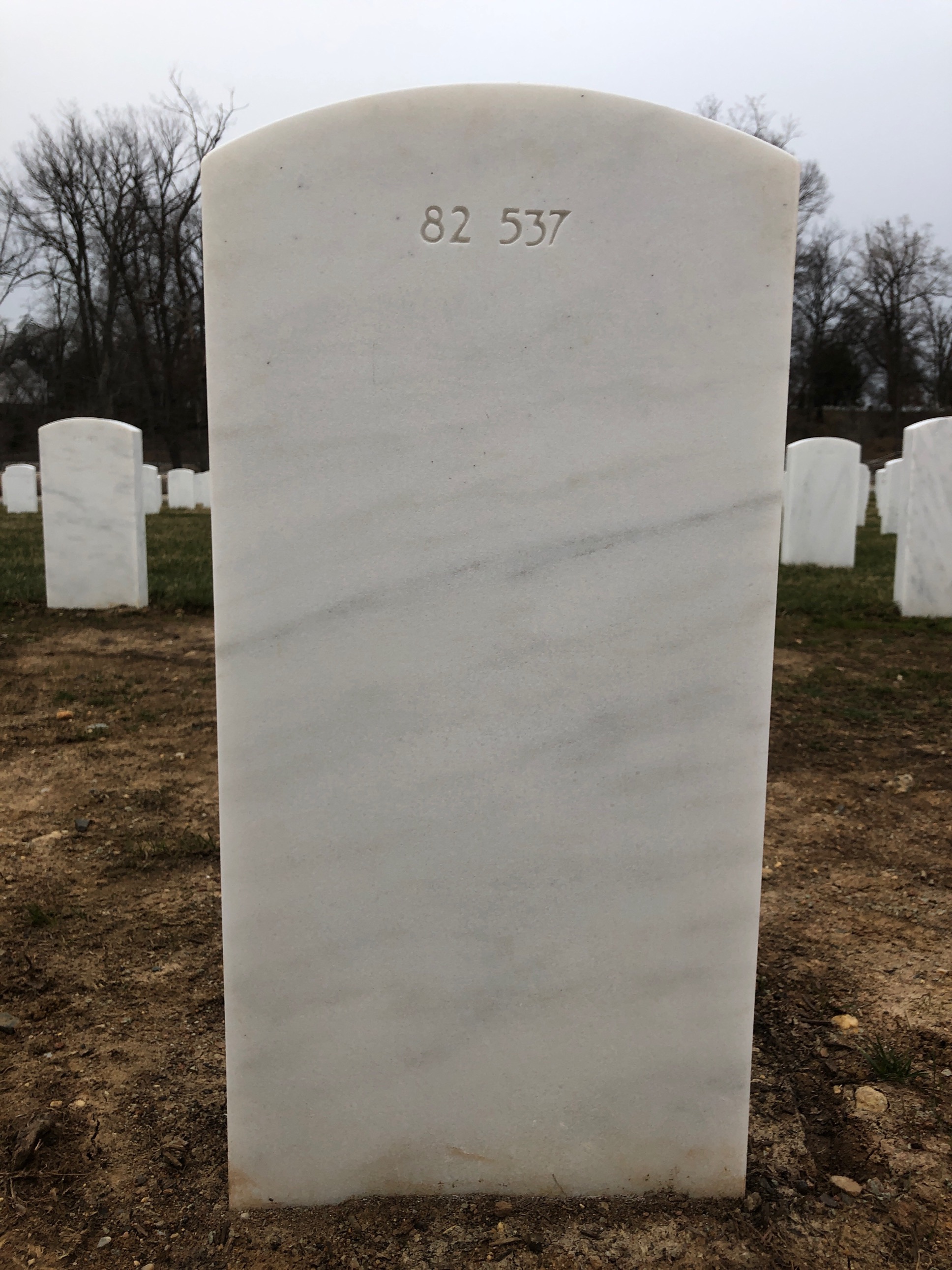 Back of headstone — John Cain Finley