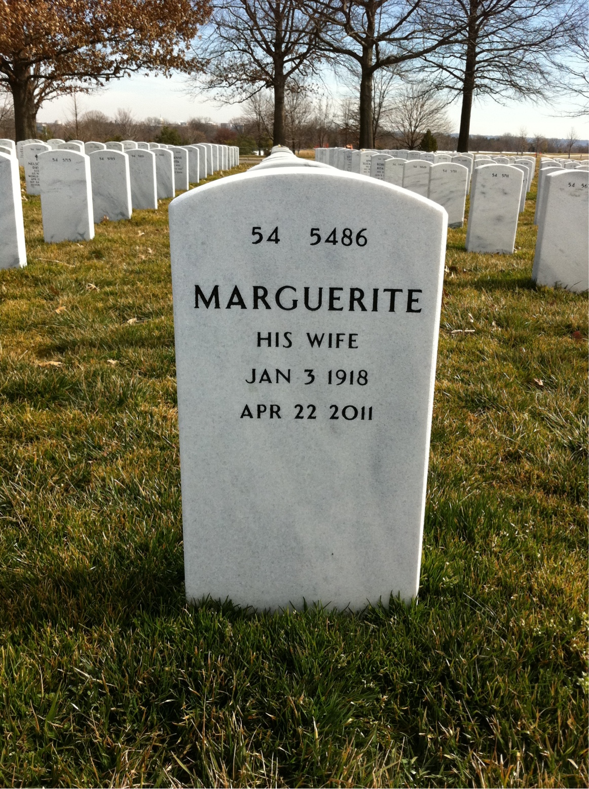 Back of headstone — George Kelly