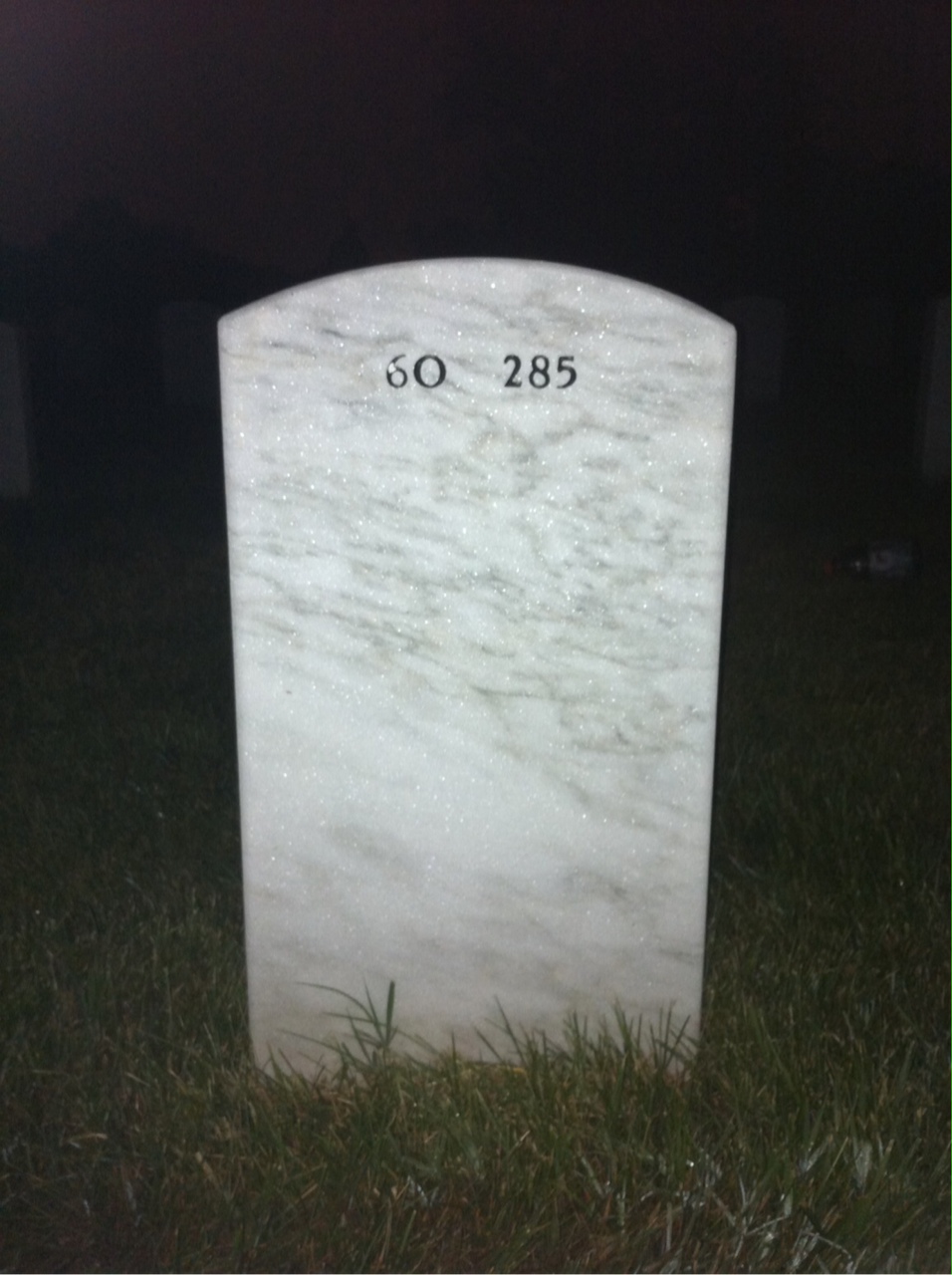 Back of headstone — Robert Martin