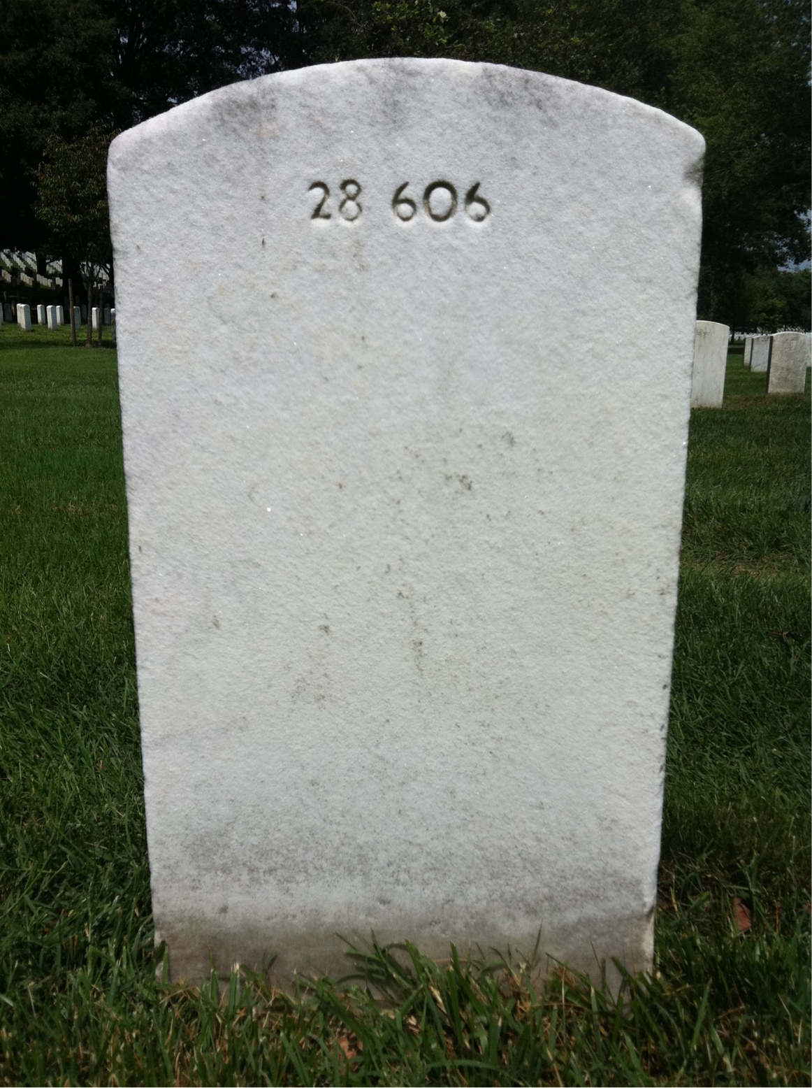 Back of headstone — Charles Conrad