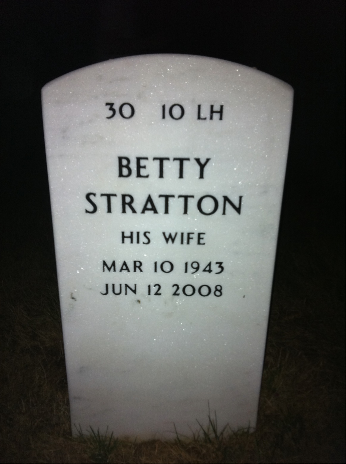 Back of headstone — Edward Riordan