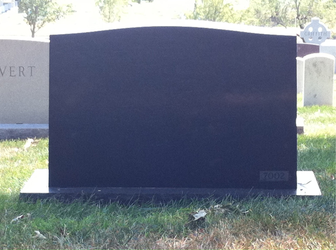 Back of headstone — Mildred Mcneil