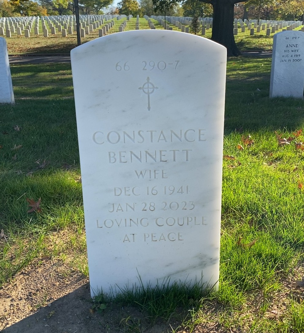 Back of headstone — David Meunier