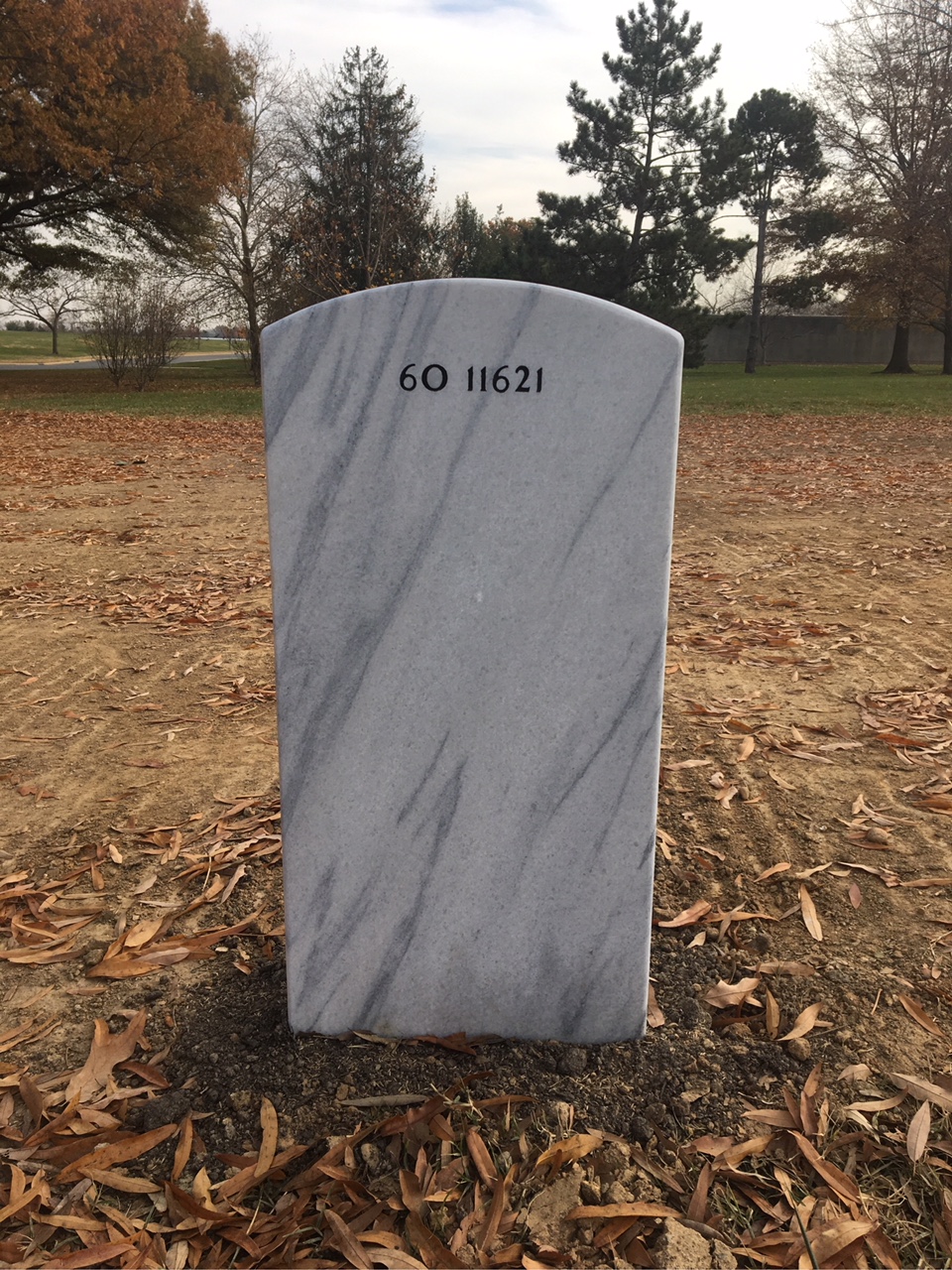 Back of headstone — Ian Thomas Zook
