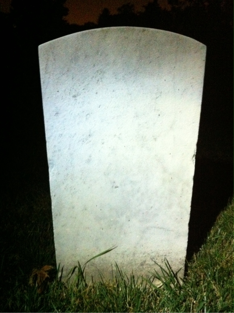 Back of headstone — Samuel Berg