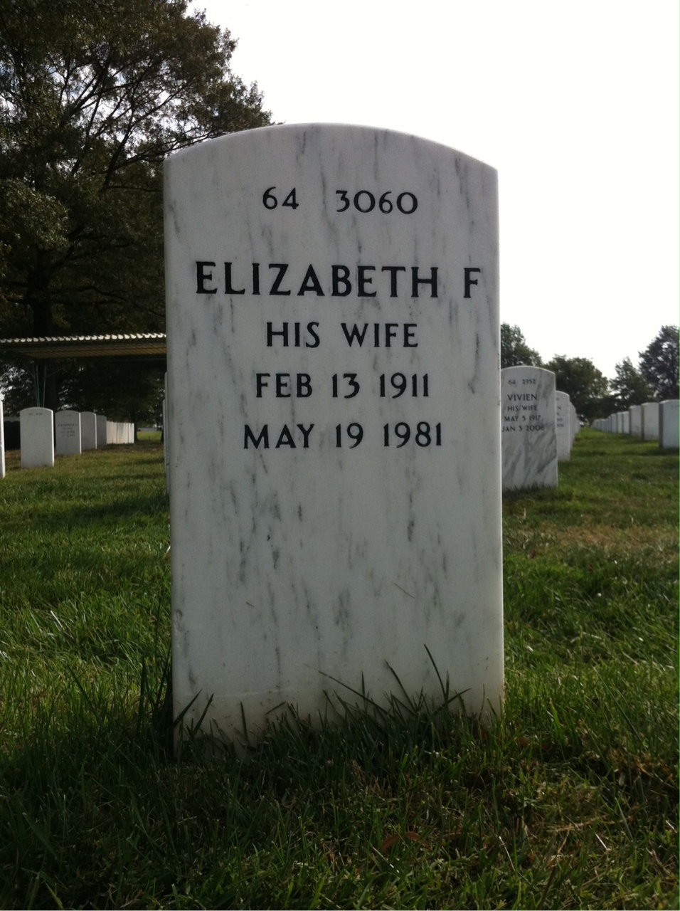 Back of headstone — Joseph Mcardle