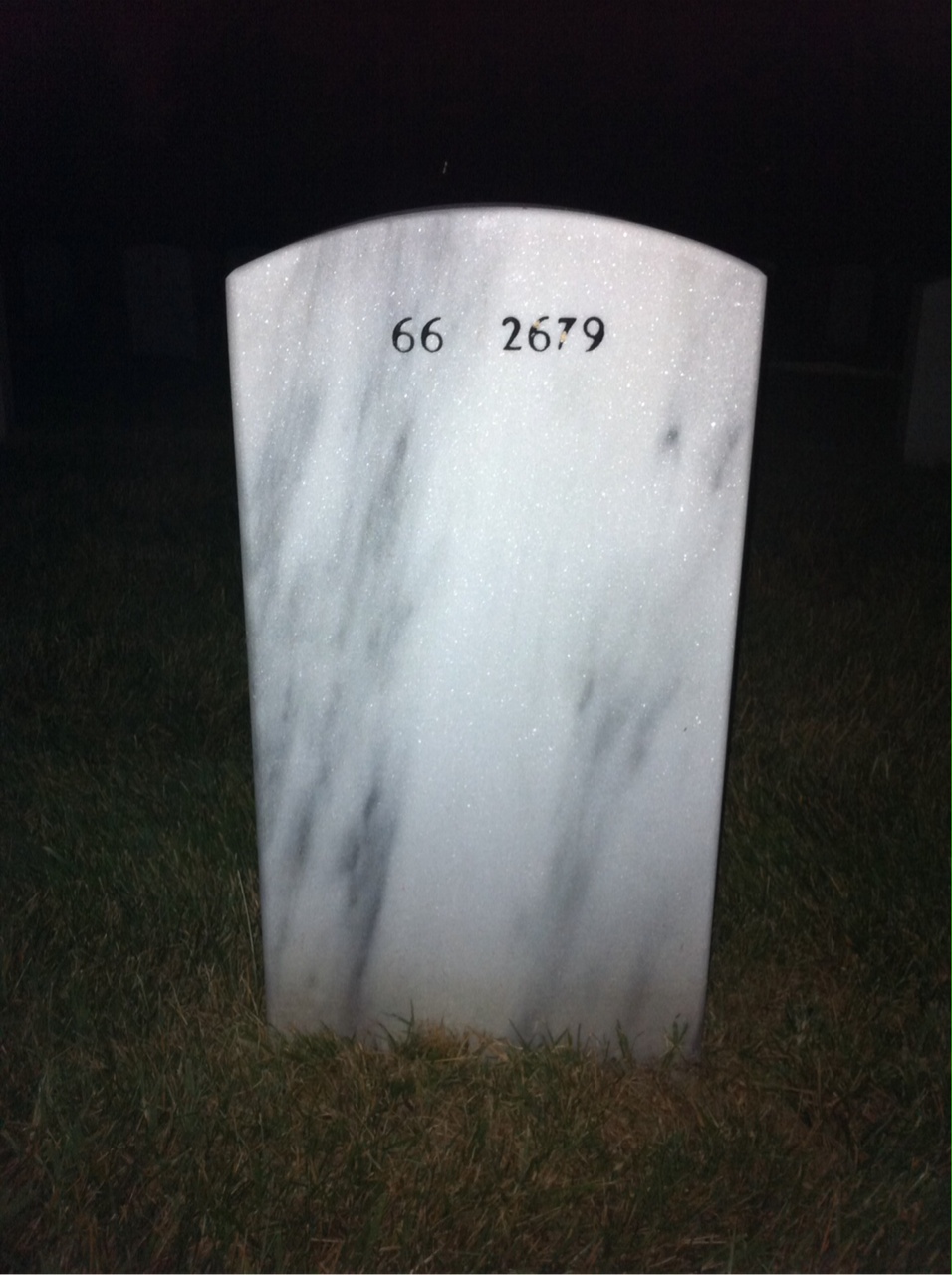 Back of headstone — Richard Jones