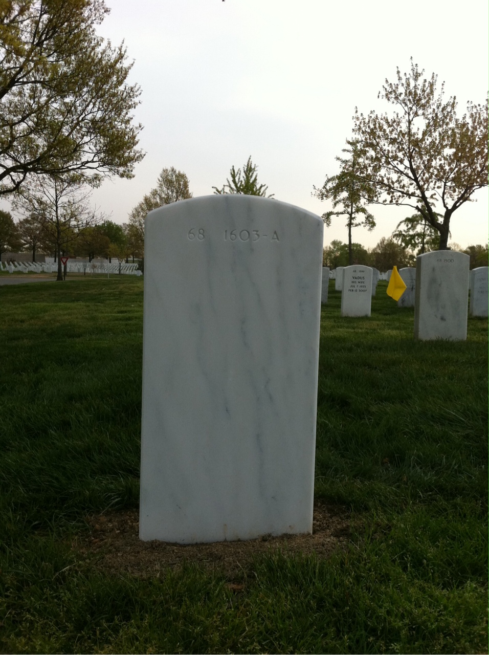 Back of headstone — Will Williams