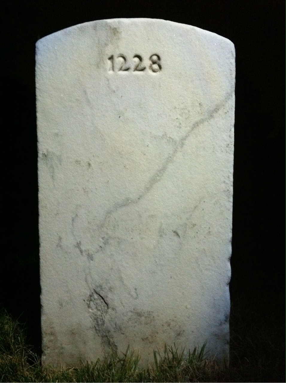 Back of headstone — Thomas Miller