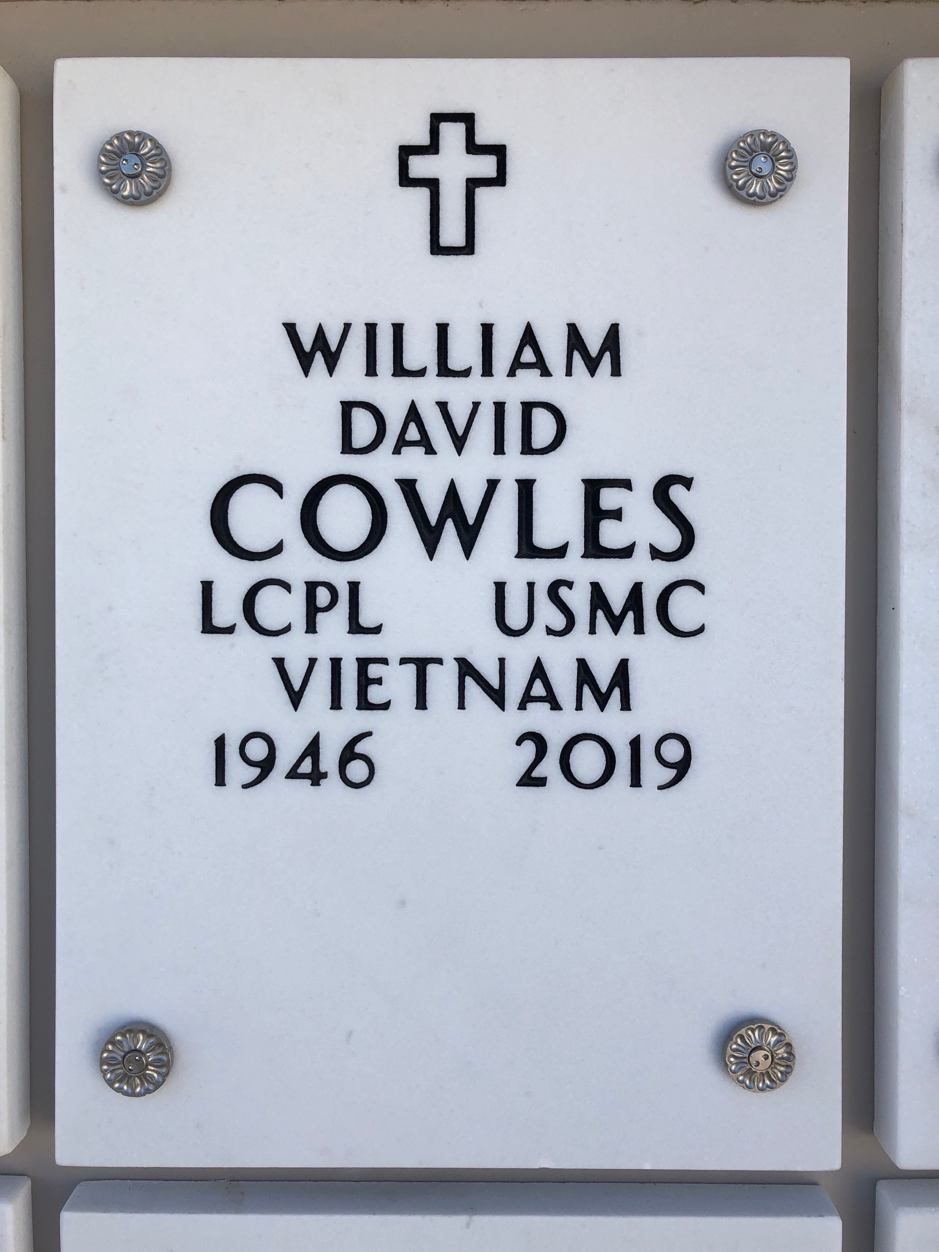 William D Cowles
