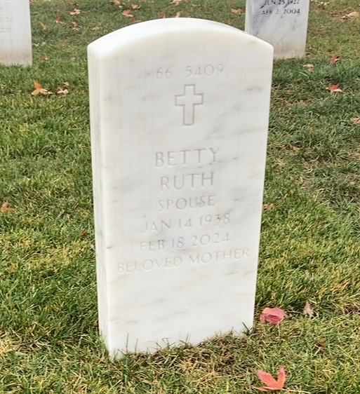 Back of headstone — James Myers
