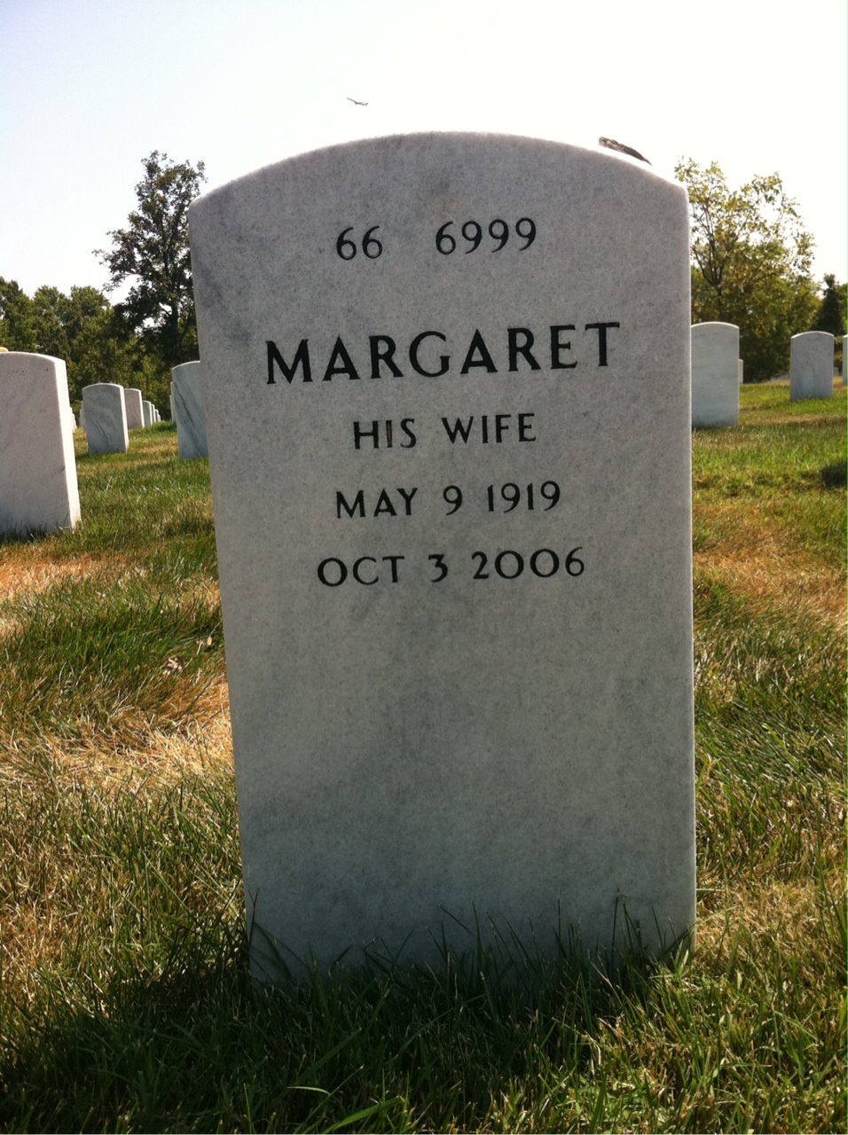 Back of headstone — Charles Mcgregor