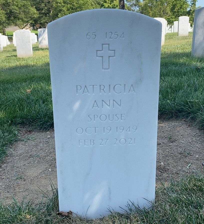 Back of headstone — Terrance Richard Davis