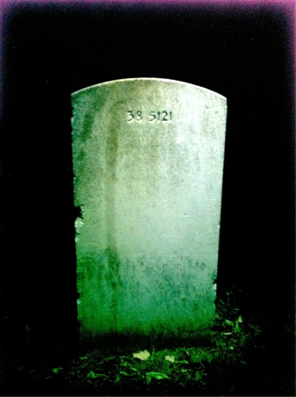 Back of headstone — Not Captured Mockenhaupt