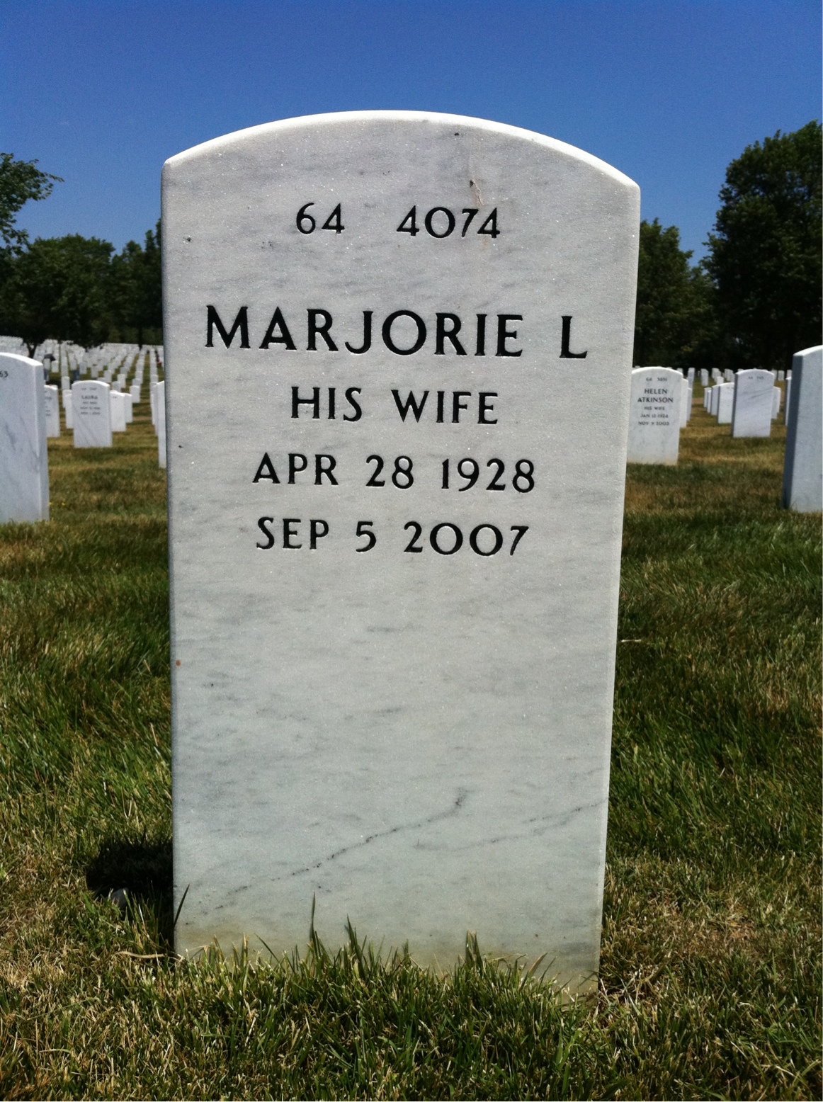 Back of headstone — James Macconnell