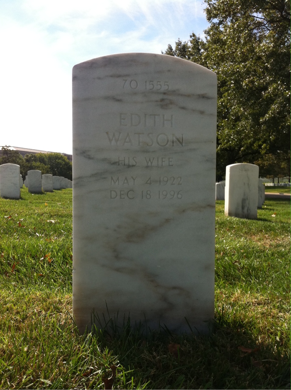 Back of headstone — Paul Moore