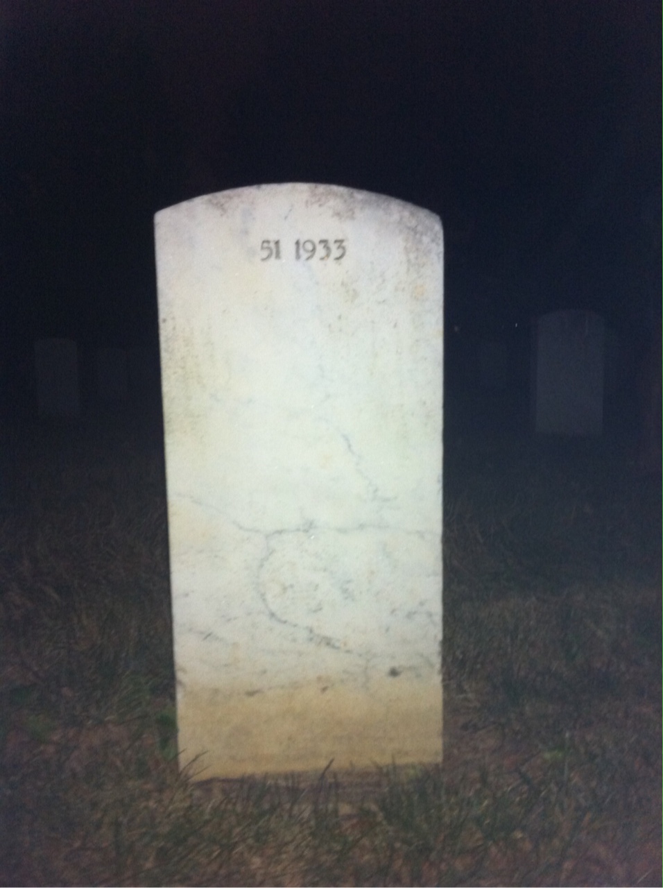 Back of headstone — Mary Mullin