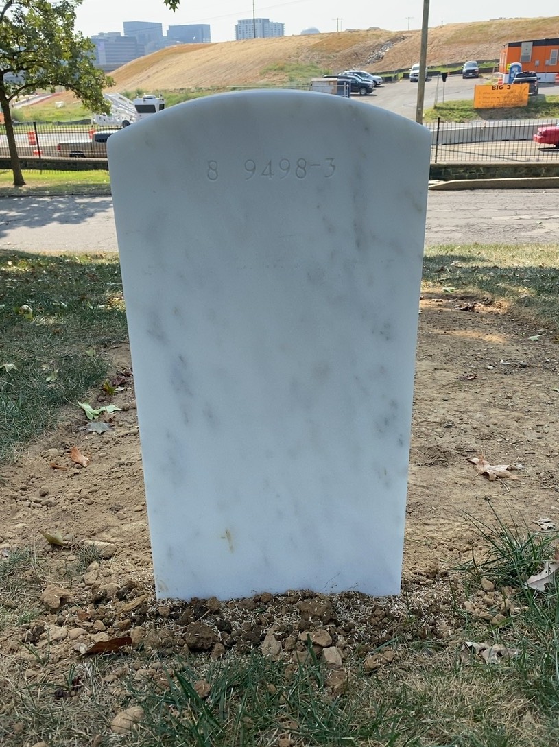 Back of headstone — Douglas Archibald