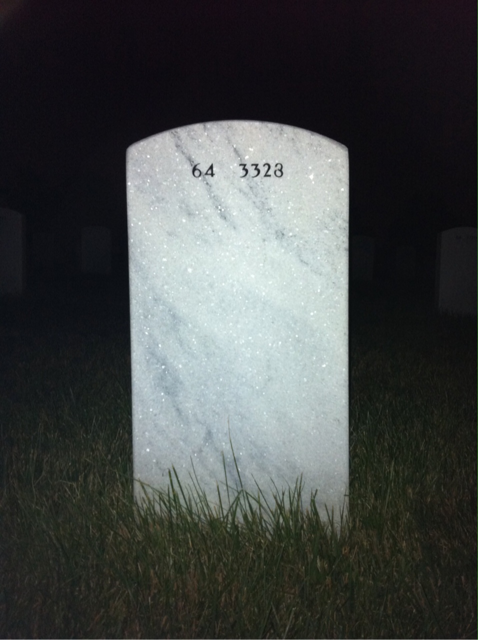 Back of headstone — Angelo Troisi