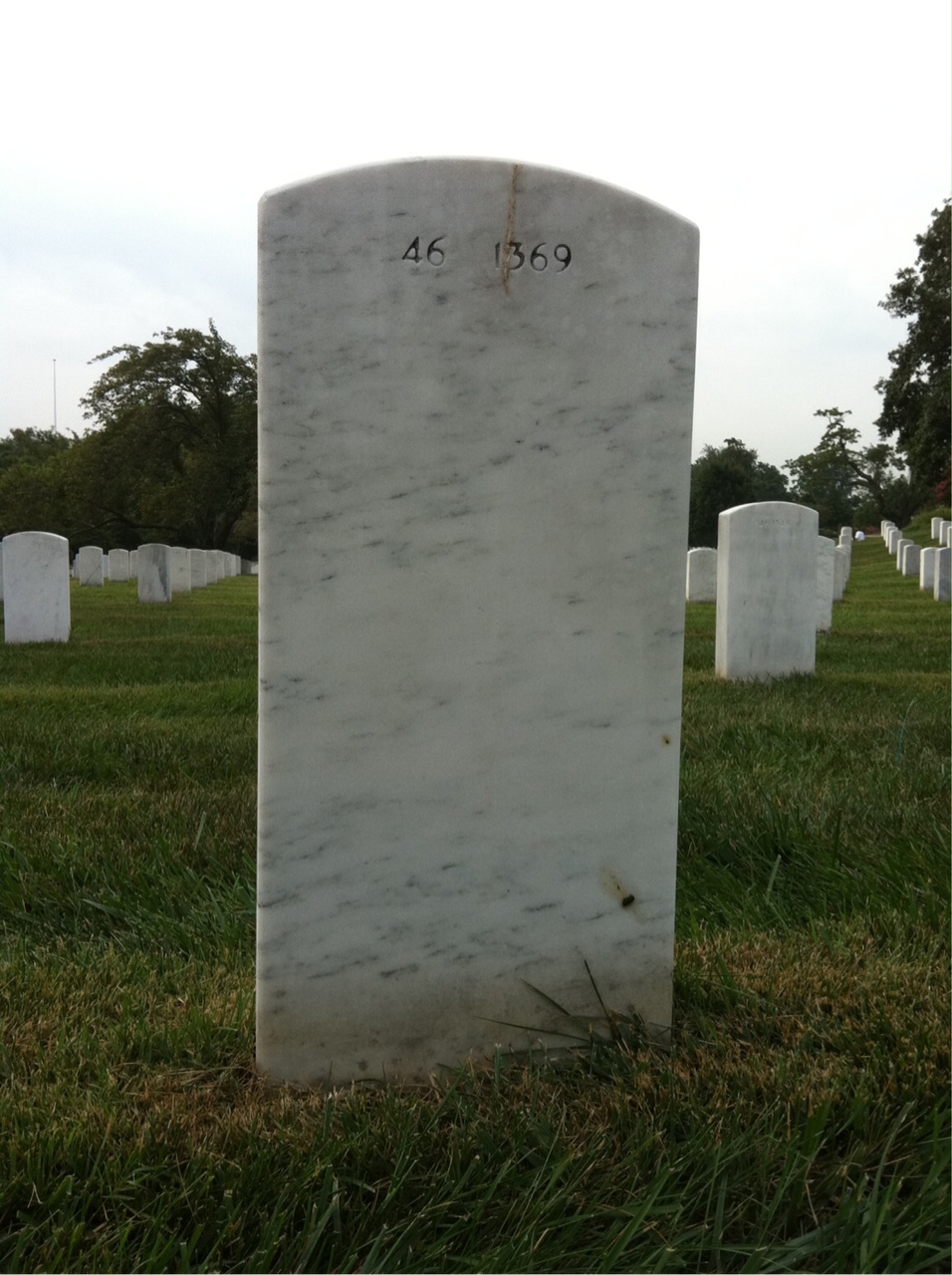 Back of headstone — D'Arcy Gallagher