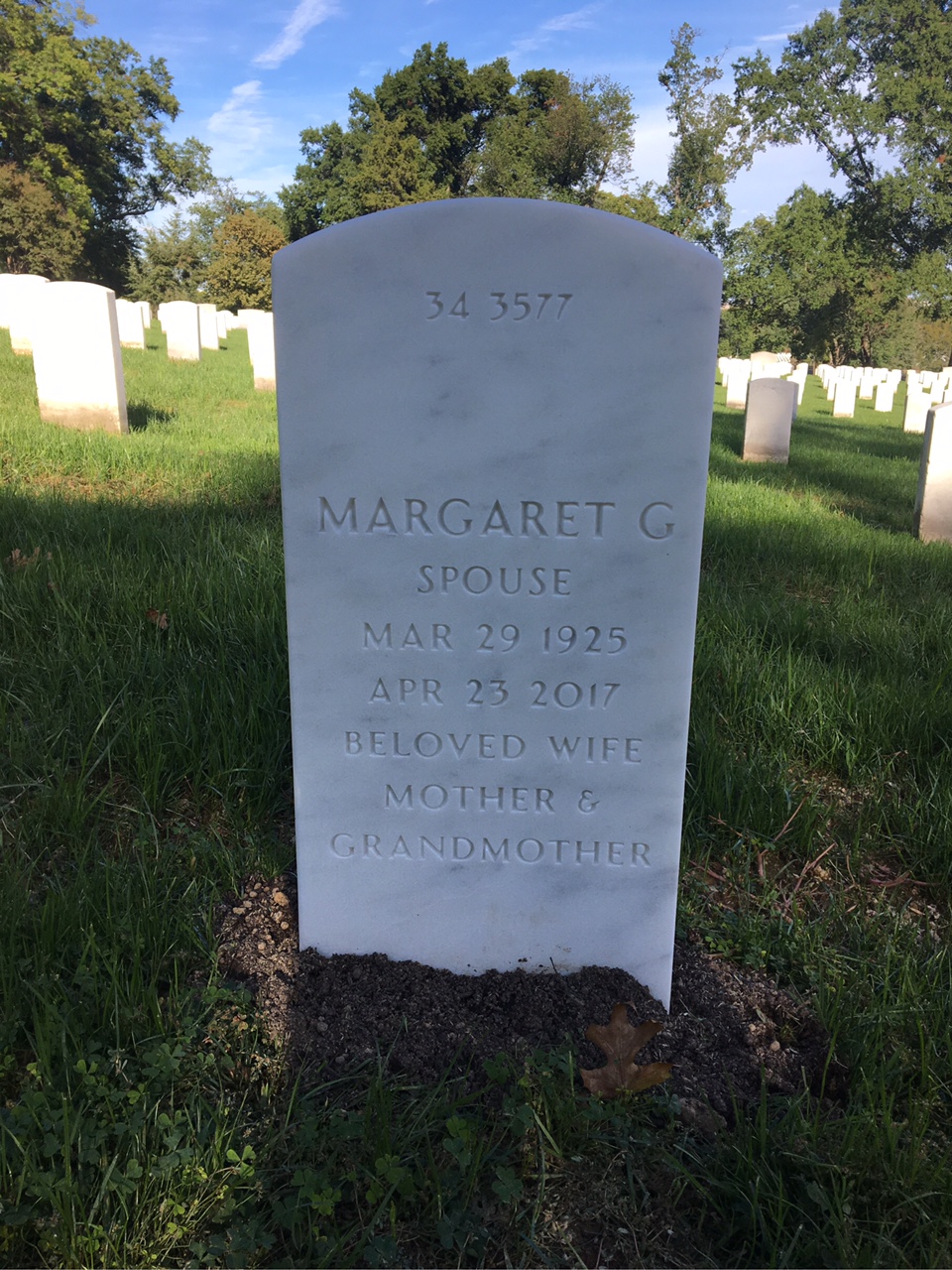 Back of headstone — John Lockhart