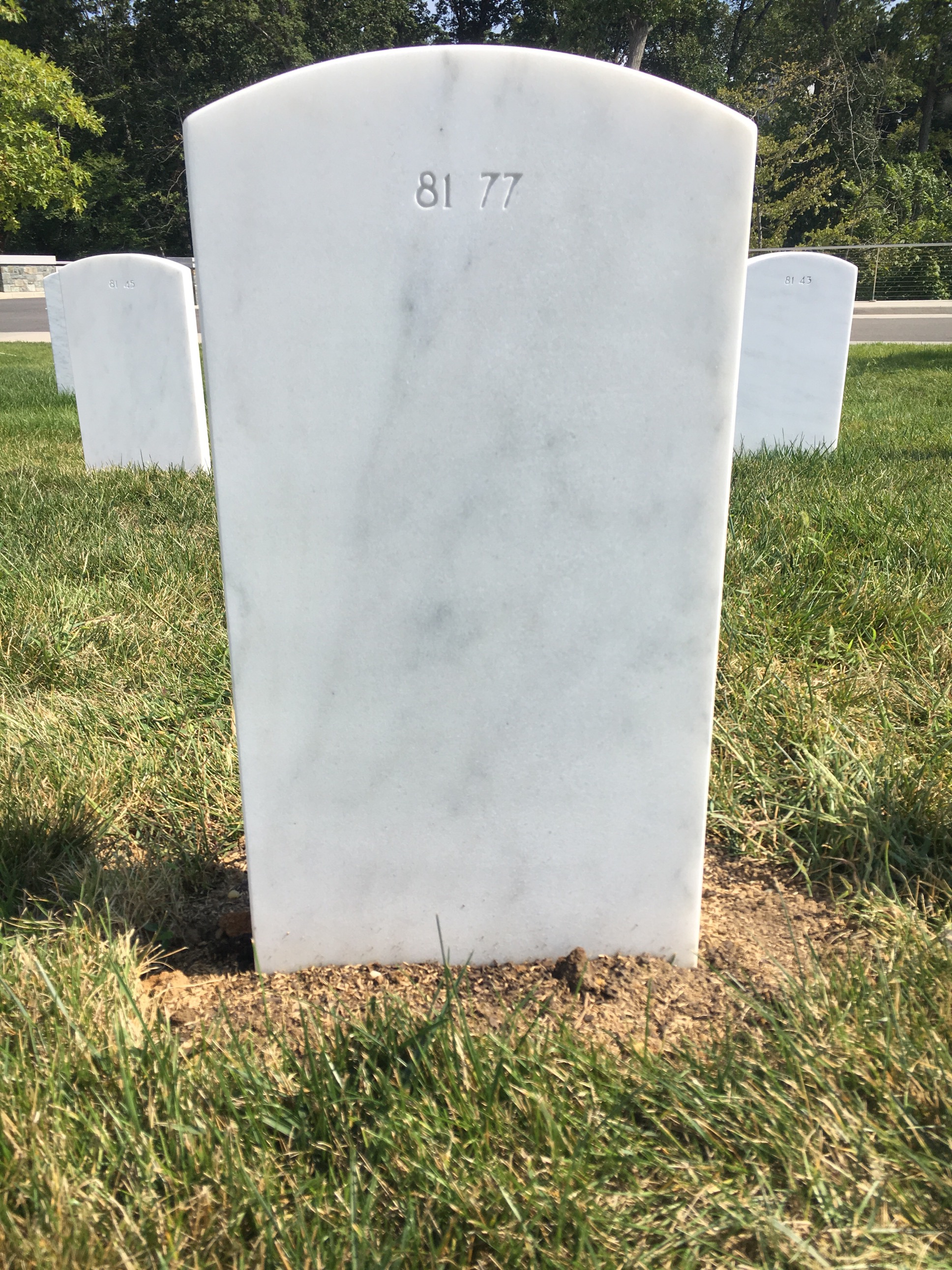 Back of headstone — Sean Mulholland