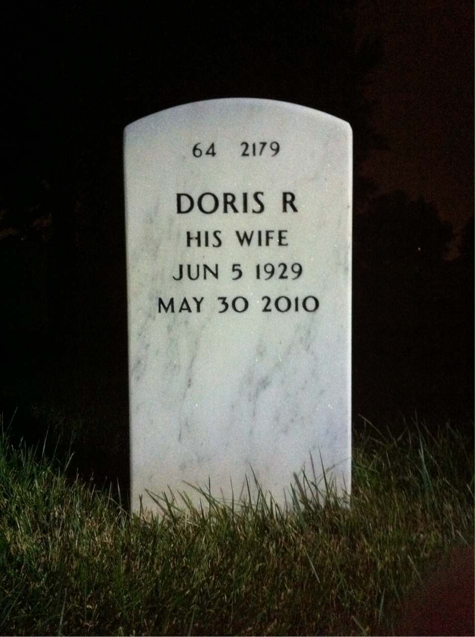 Back of headstone — John Bohn