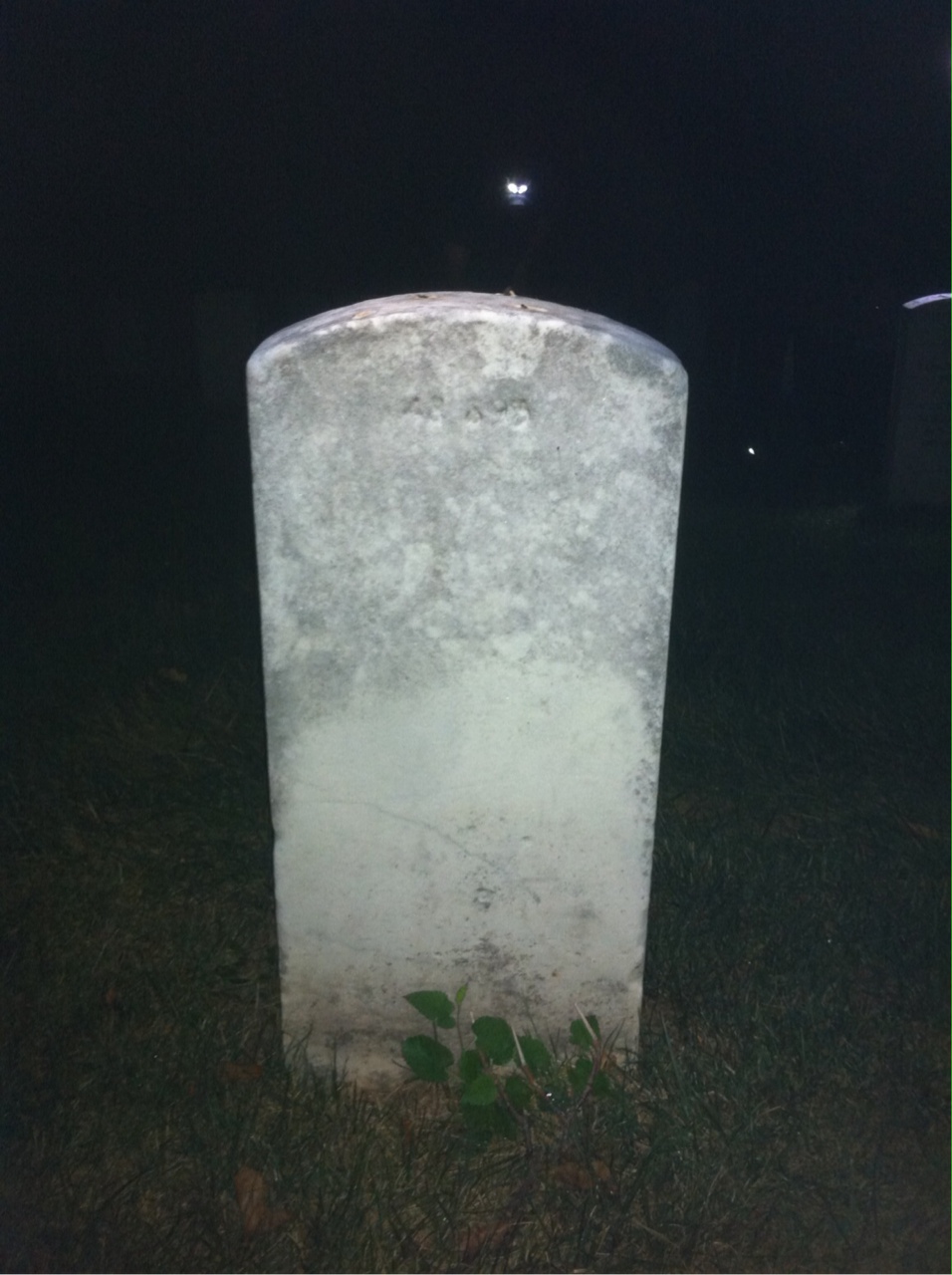 Back of headstone — Dale Guyer