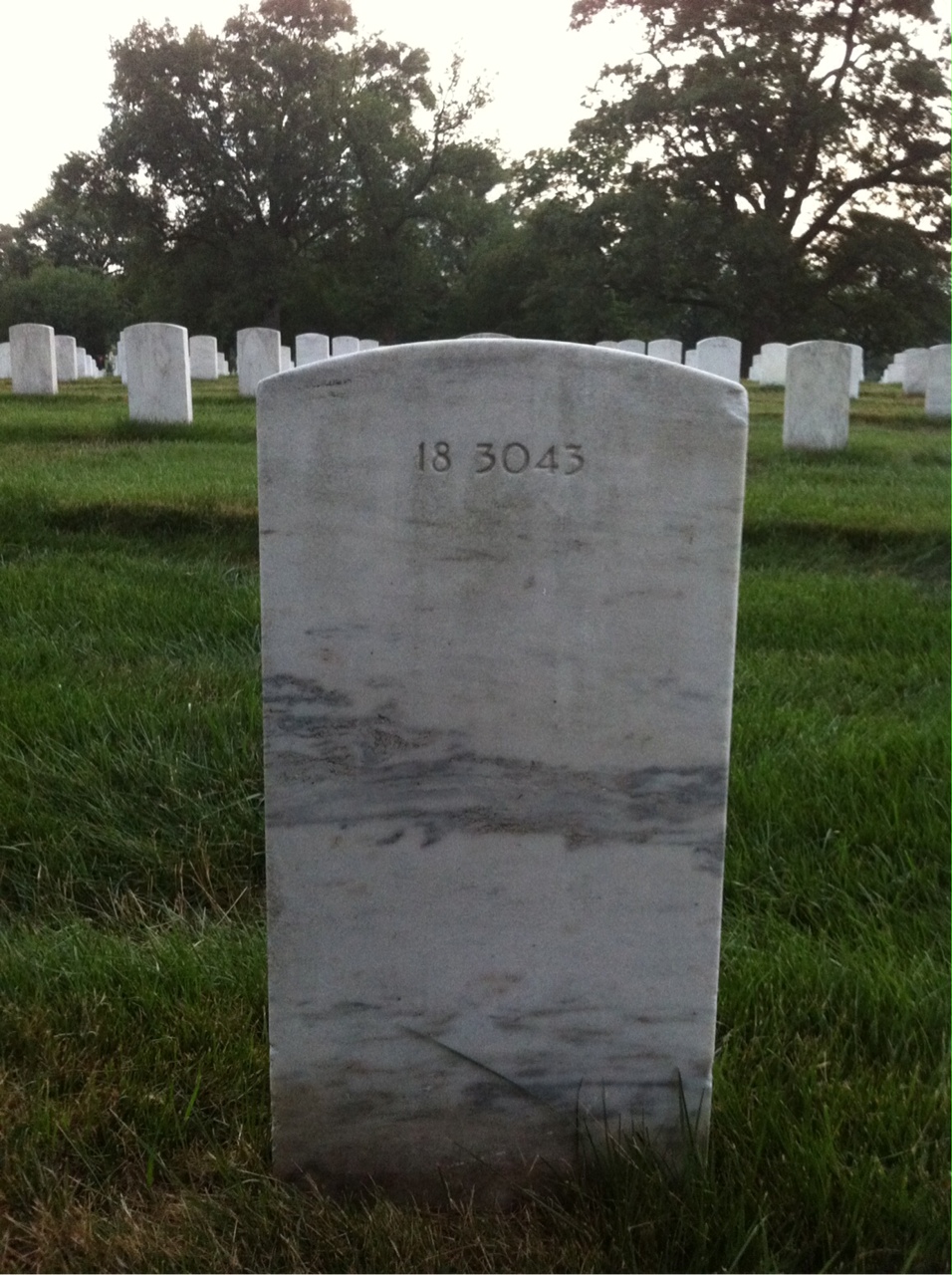 Back of headstone — Benjamin Baldwin