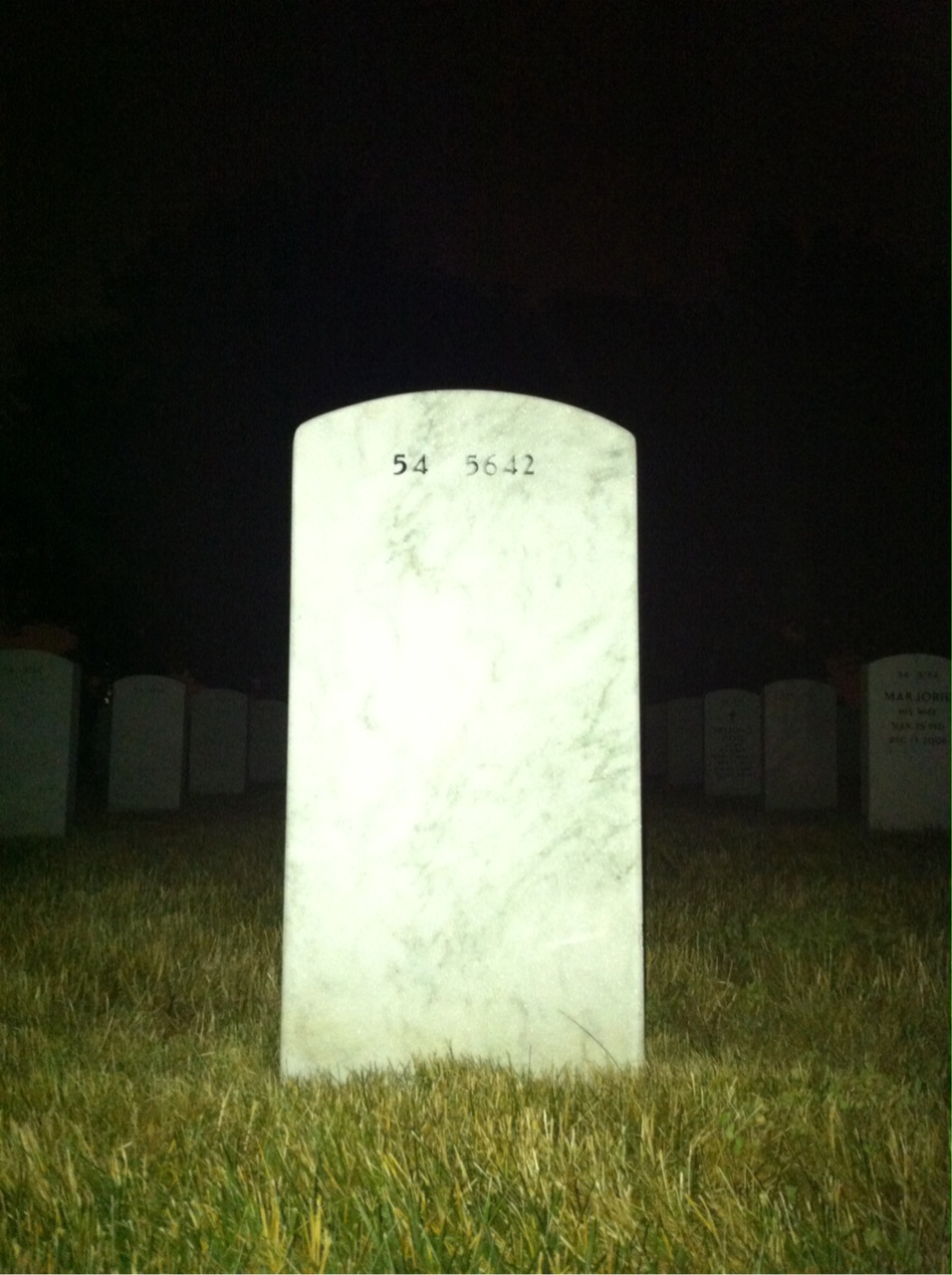 Back of headstone — Paul Yudisky