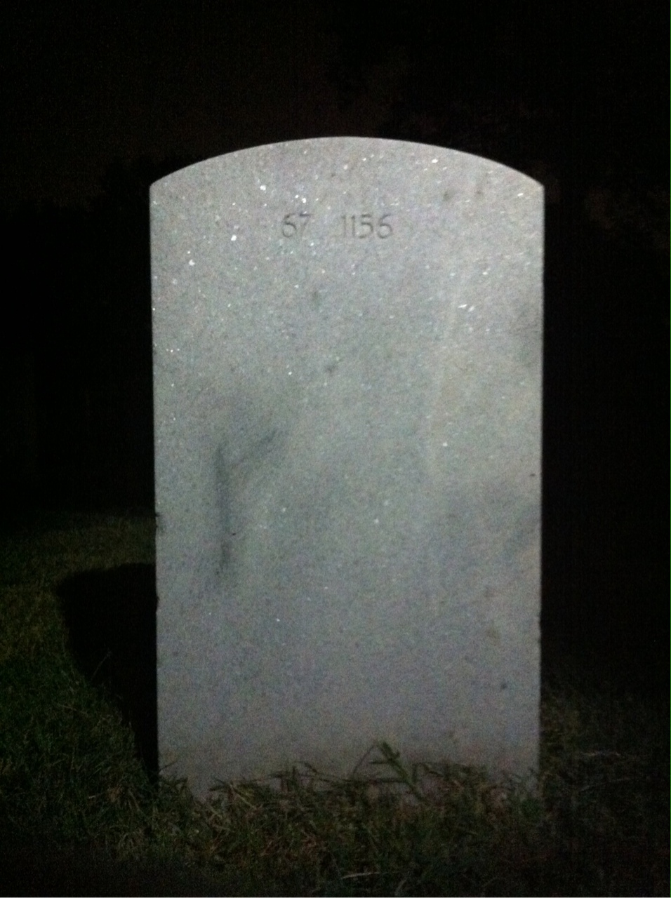 Back of headstone — Herbert Mutter