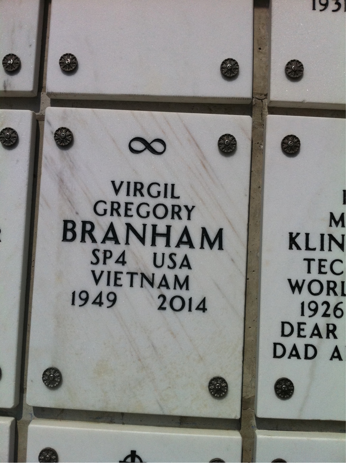 Virgil G Branham