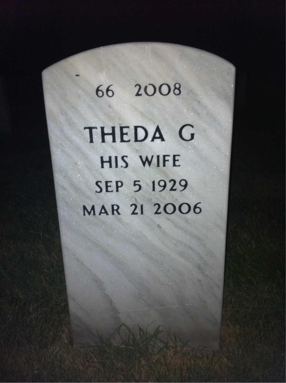 Back of headstone — Mason Feury
