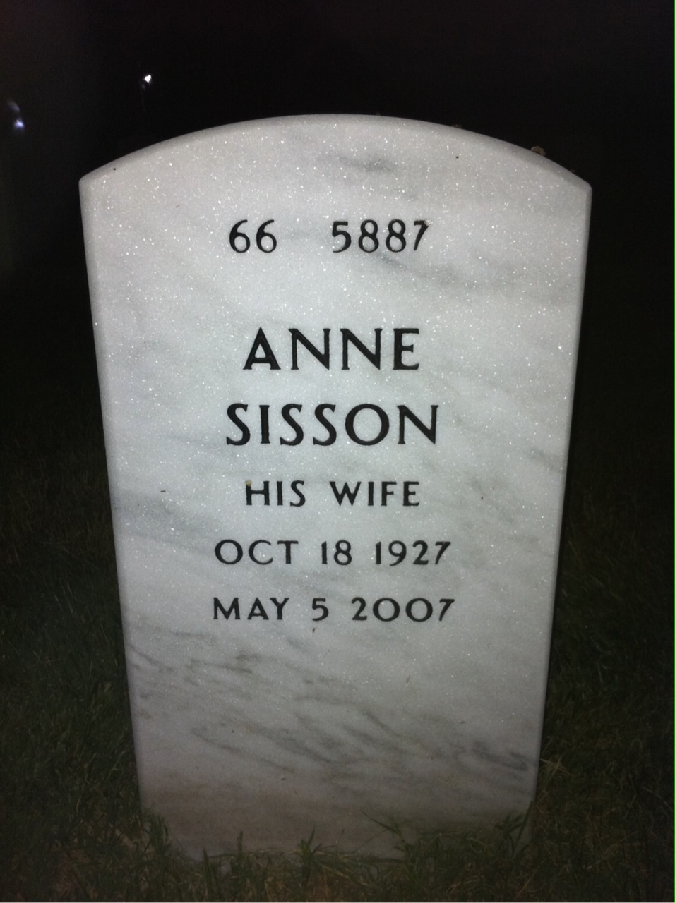 Back of headstone — Benjamin Miles