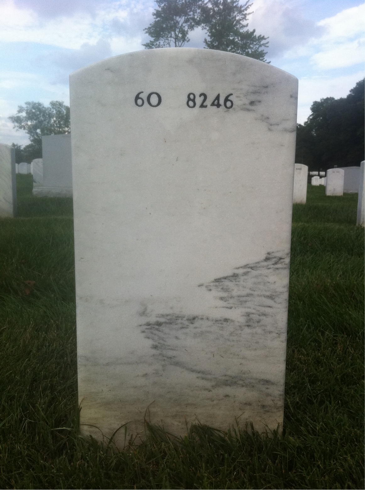 Back of headstone — Edward Cipriani