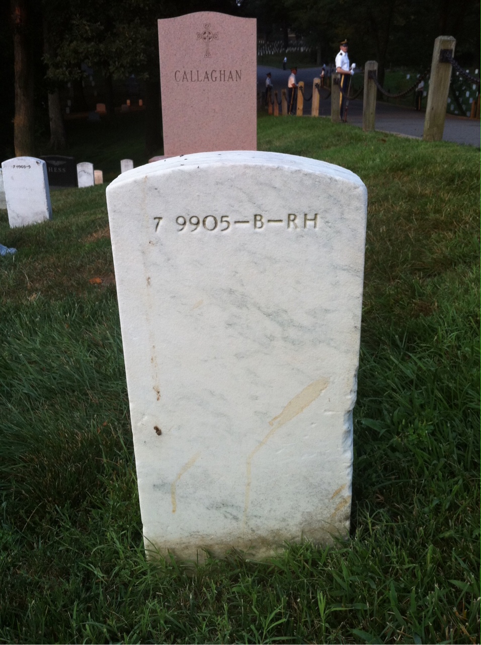 Back of headstone — Harry Henry Thompson