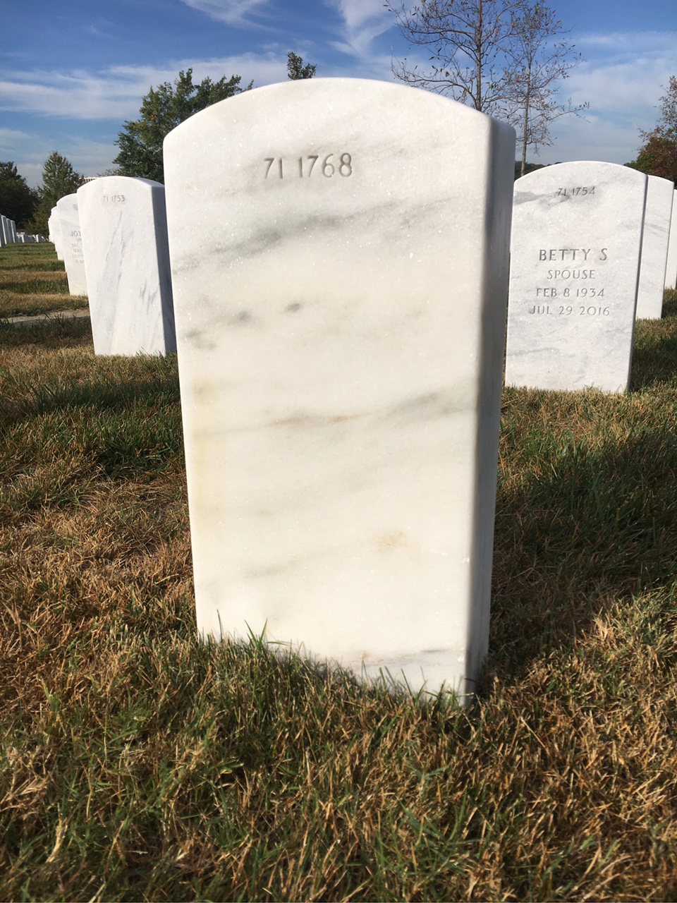 Back of headstone — Georges Ayub