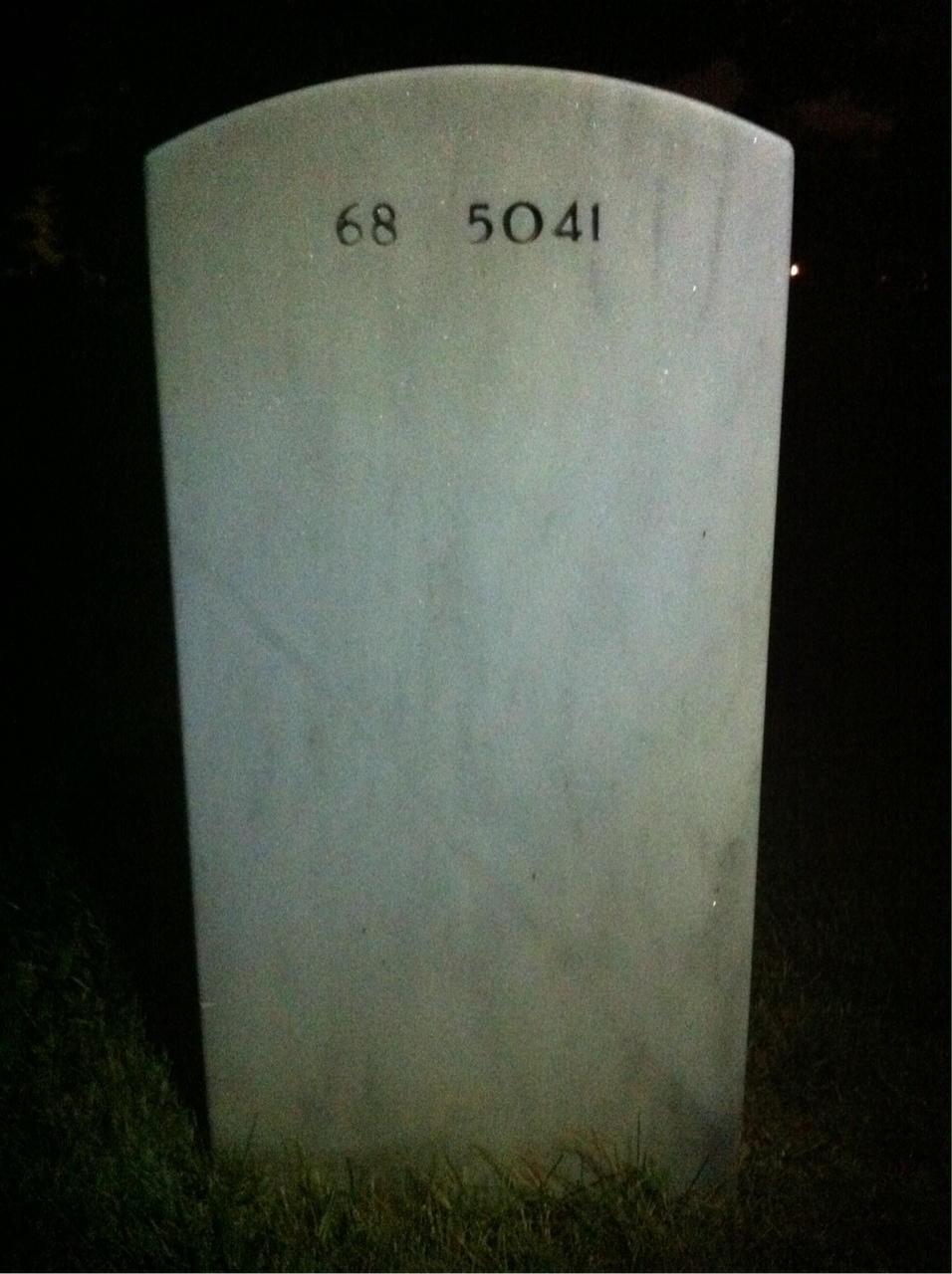 Back of headstone — Frank Stovicek