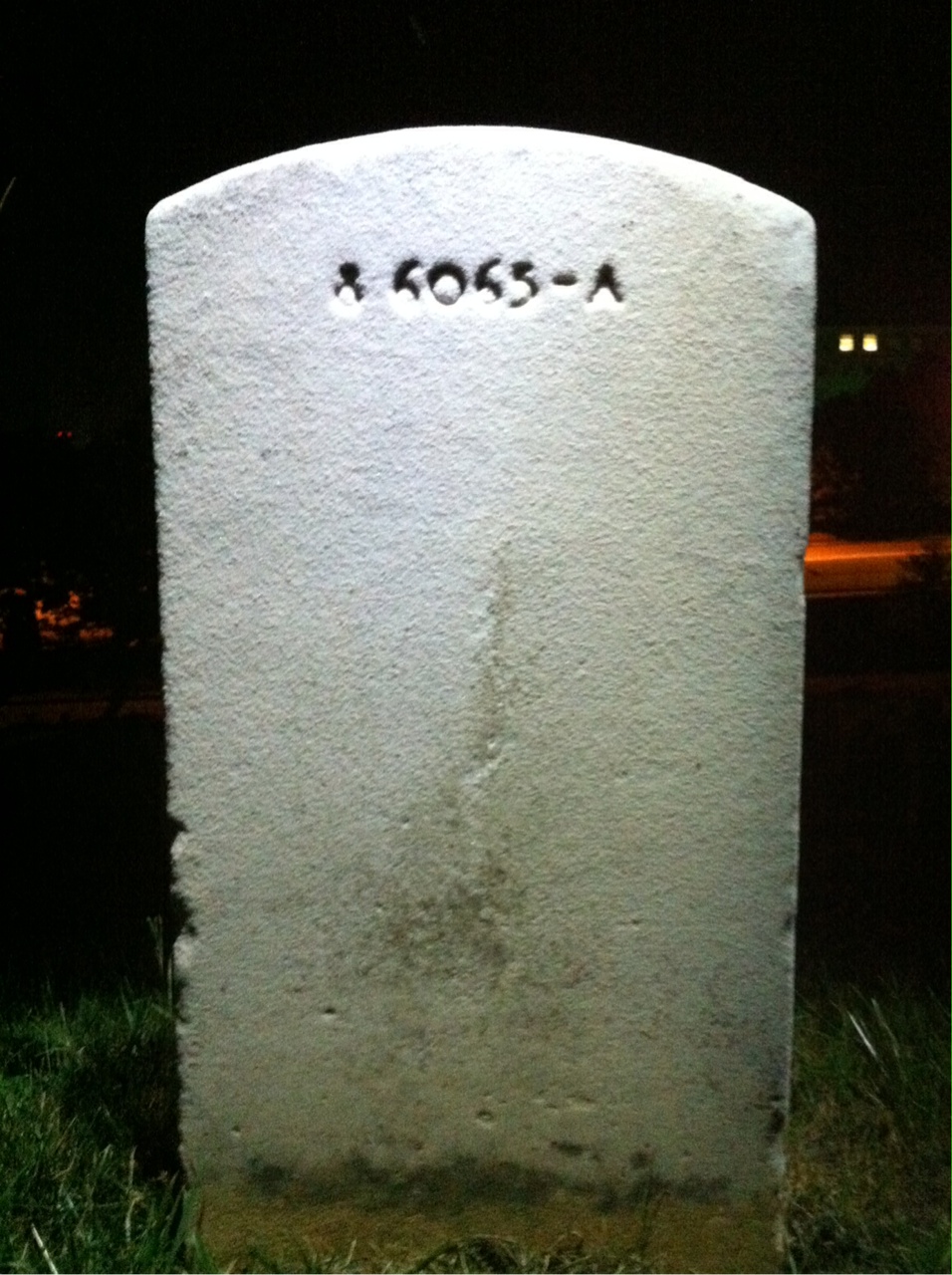 Back of headstone — William Whittle