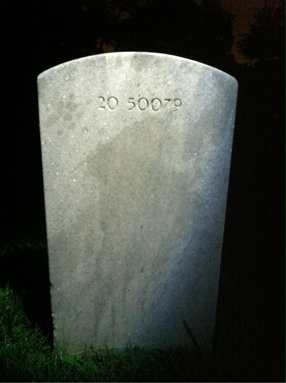 Back of headstone — Arlon Askew